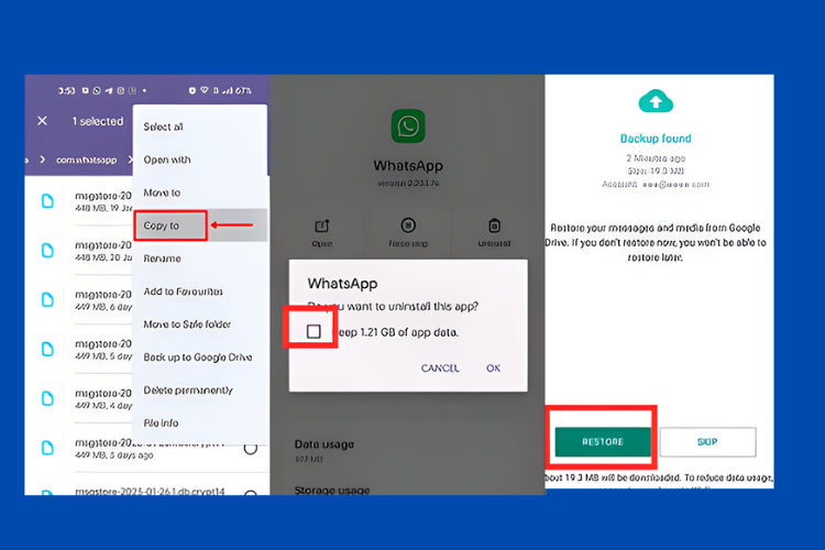 Cách khôi phục tin nhắn WhatsApp đã xóa 4