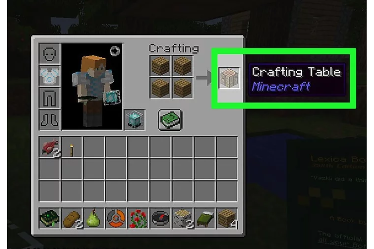 Cách làm bàn chế tạo trong Minecraft 16