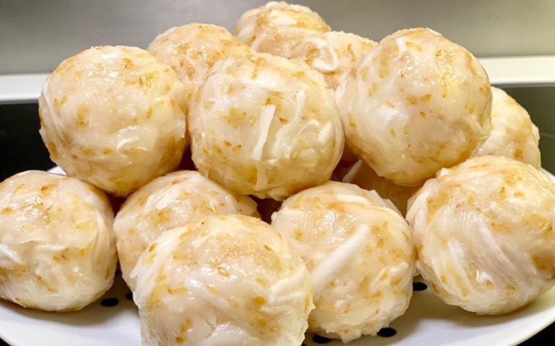 Cách làm bánh nướng nhân sữa dừa (ảnh 4)