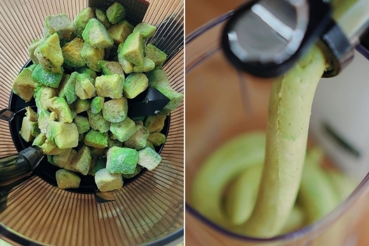 Cách làm kem bơ bằng máy ép chậm (5)