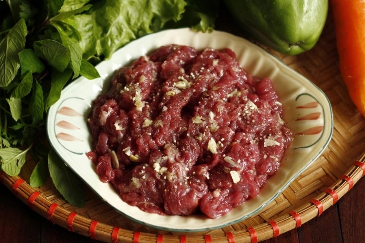 Cách làm phở cuốn Hà Nội (4)