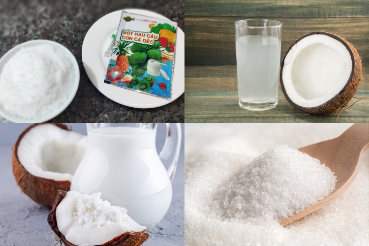 Cách làm rau câu nước cốt dừa ngon và béo (1)