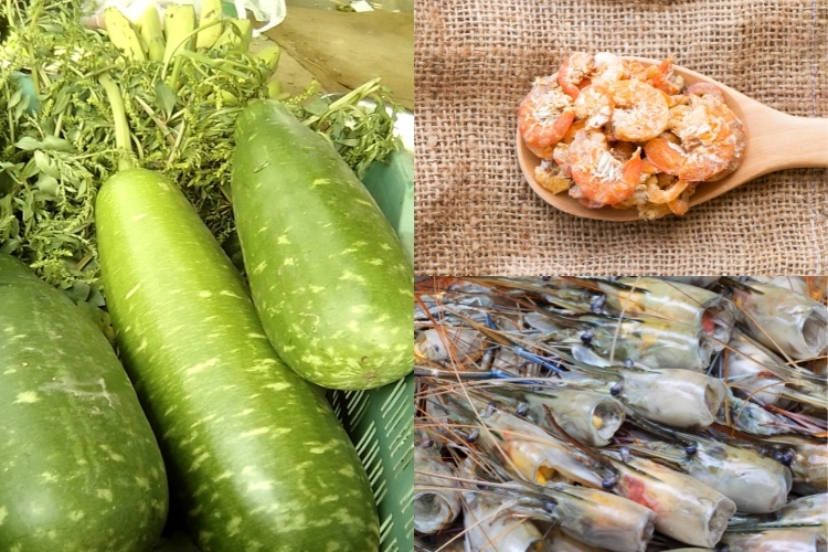 Cách nấu canh bầu tôm (4)