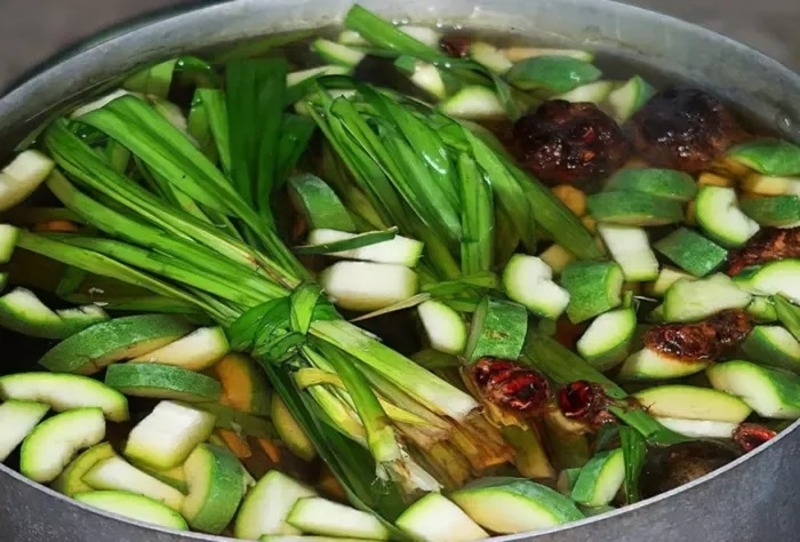 cách nấu trà bí đao với la hán quả 5