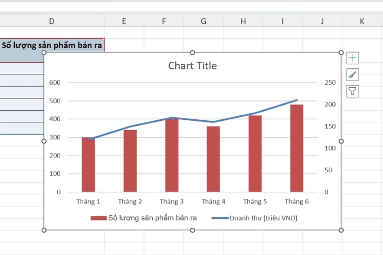 Cách tạo 2 biểu đồ Excel trên cùng 1 hình (5)