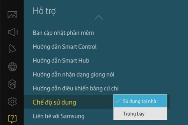 Cách tắt chế độ Demo trên tivi 4