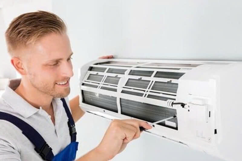 Cách tháo máng nước máy lạnh ảnh 2