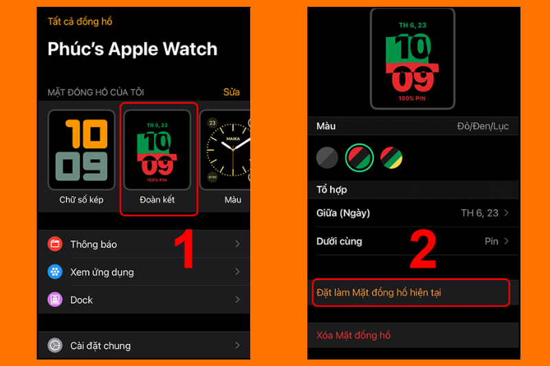cách tùy chỉnh mặt đồng hồ Apple Watch 3
