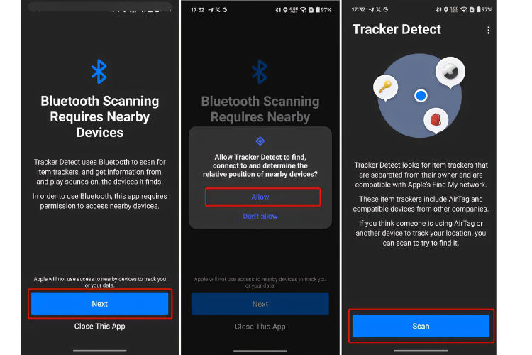 Cách vô hiệu hóa AirTag trên điện thoại Android 2