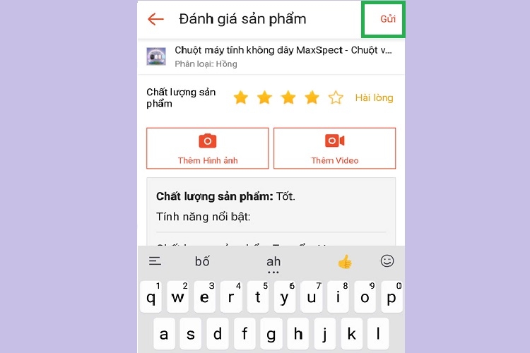 Cách xóa đánh giá trên Shopee (Hình 5)