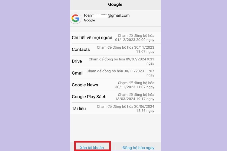 Cách xóa tài khoản Google trên điện thoại OPPO (Hình 8)