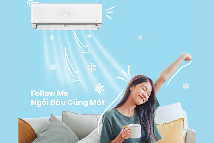 Công nghệ Follow Me trên máy lạnh Comfee 3