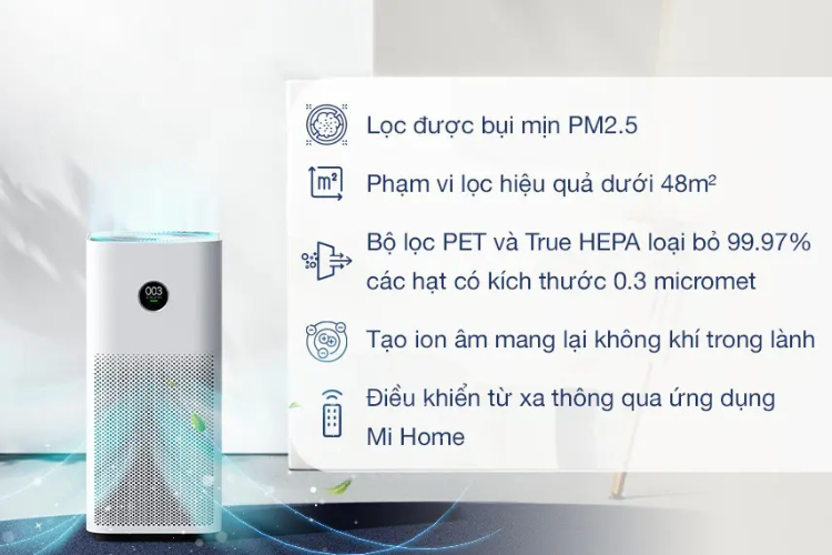 Công nghệ mới nhất máy lọc không khí Xiaomi 1