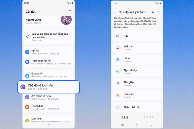 Điện thoại Samsung không rung 7