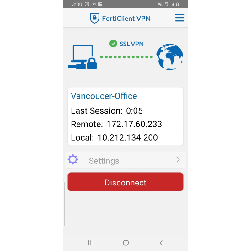 FortiClient VPN - hình 3