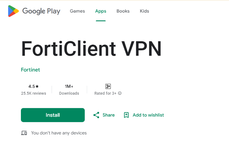 FortiClient VPN - hình 8