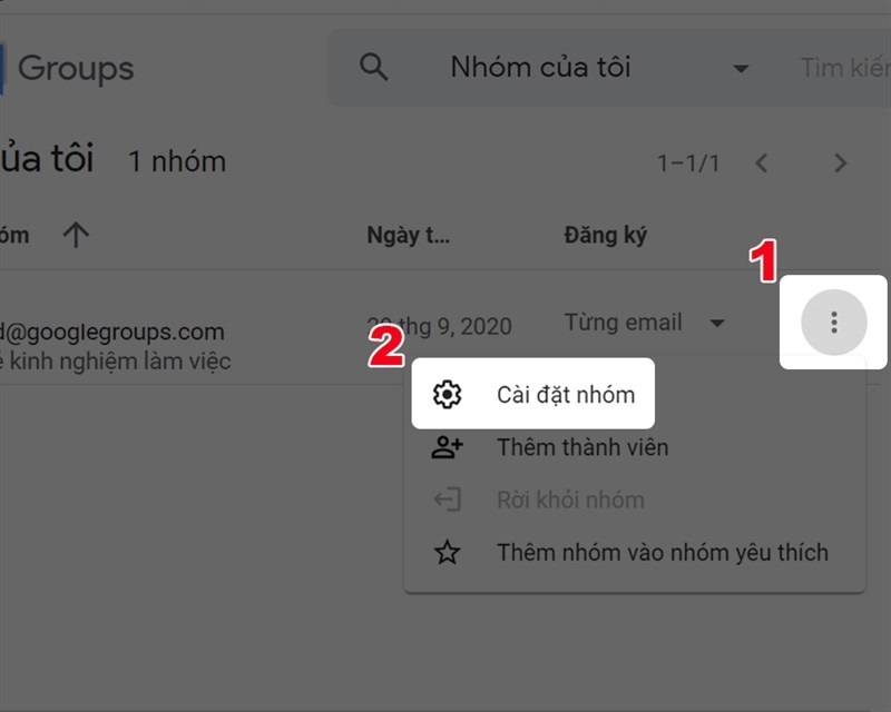 Google Group hình 19