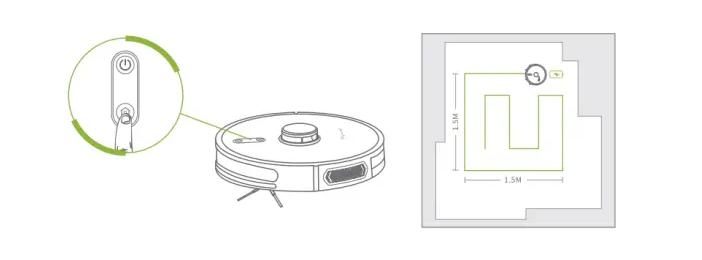 HDSD robot hút bụi Kyvol - tại chỗ
