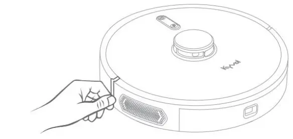 HDSD robot hút bụi Kyvol - tháo dán
