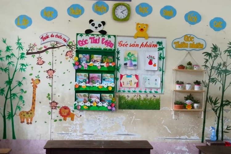 Hình ảnh trang trí lớp học thân thiện (1)