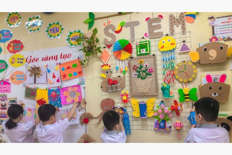Hình ảnh trang trí lớp học thân thiện (8)