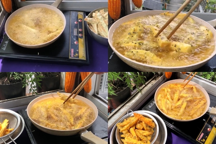Khoai lang chiên mè đen (6)