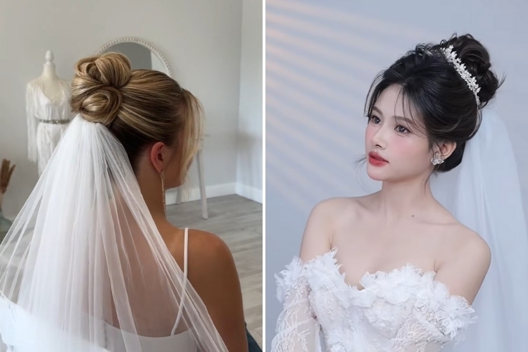 Kiểu tóc cô dâu (9)
