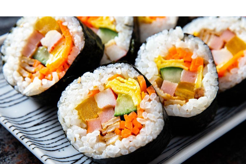 kimbap ức gà 1