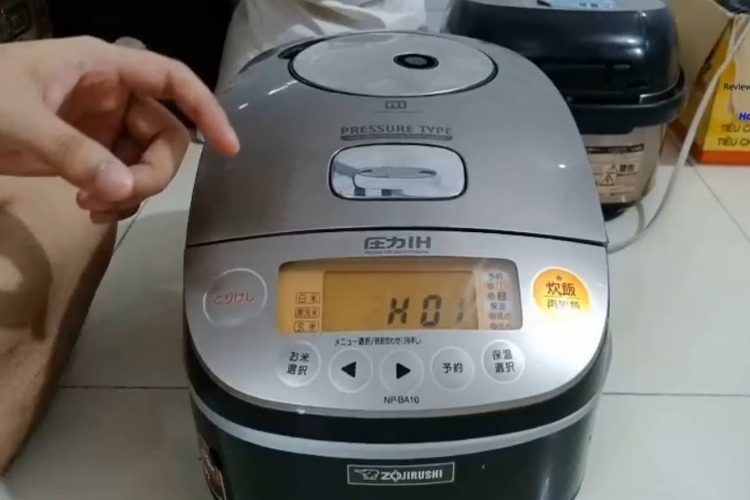 Lỗi H01 trên nồi cơm Zojirushi (1)