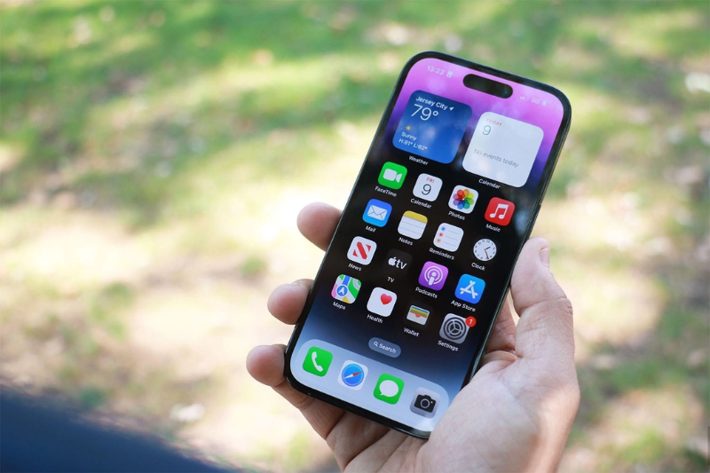 màn hình iPhone bị lem mực 4