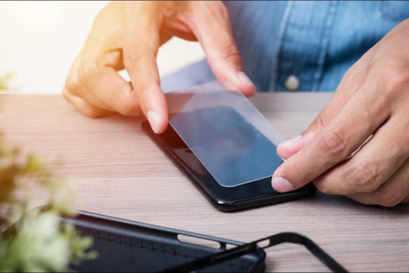 màn hình iPhone bị lem mực 5