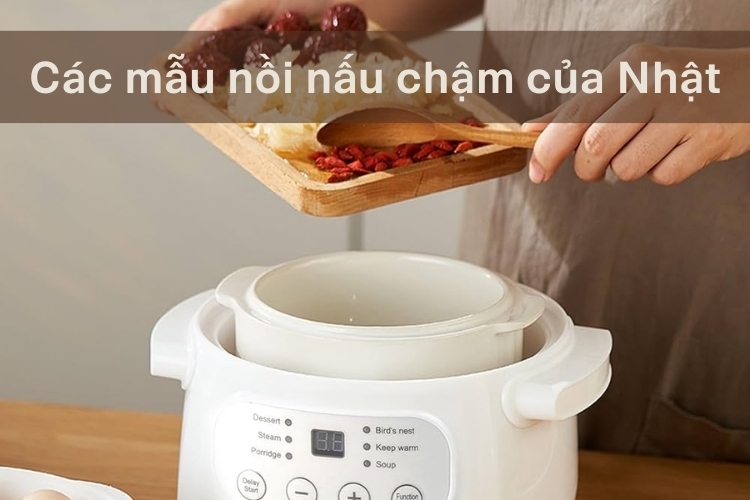Top các mẫu nồi nấu chậm của Nhật đáng mua nhất cho người yêu bếp để nấu yến, hầm canh