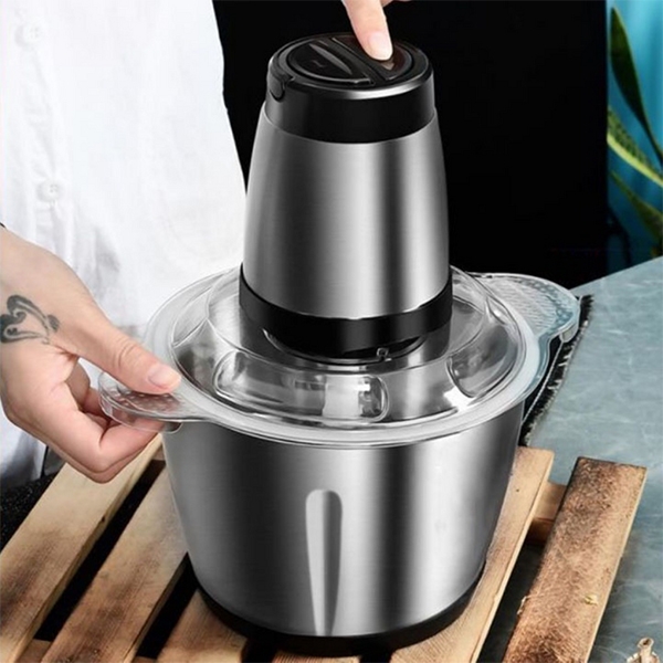 Máy xay thịt inox - Hình 0