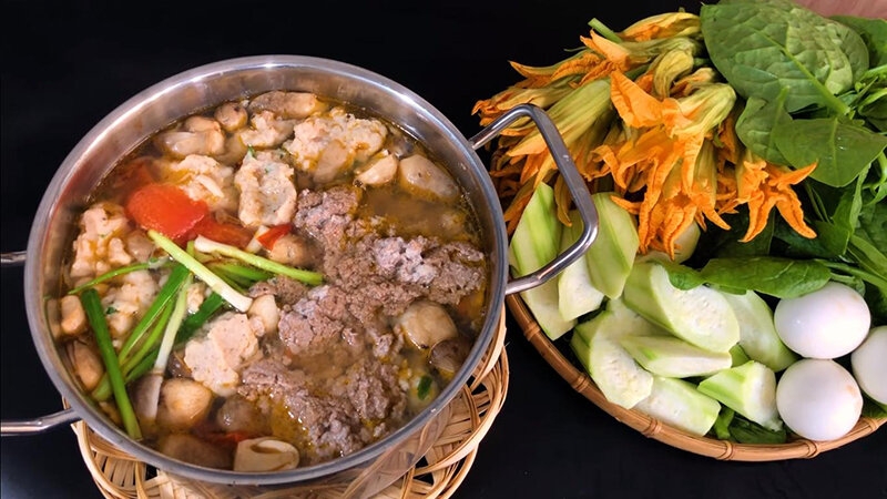 Lẩu cua đồng