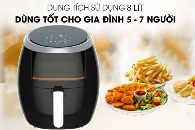 Mua nồi chiên không dầu ở đâu tại Bắc Giang 3