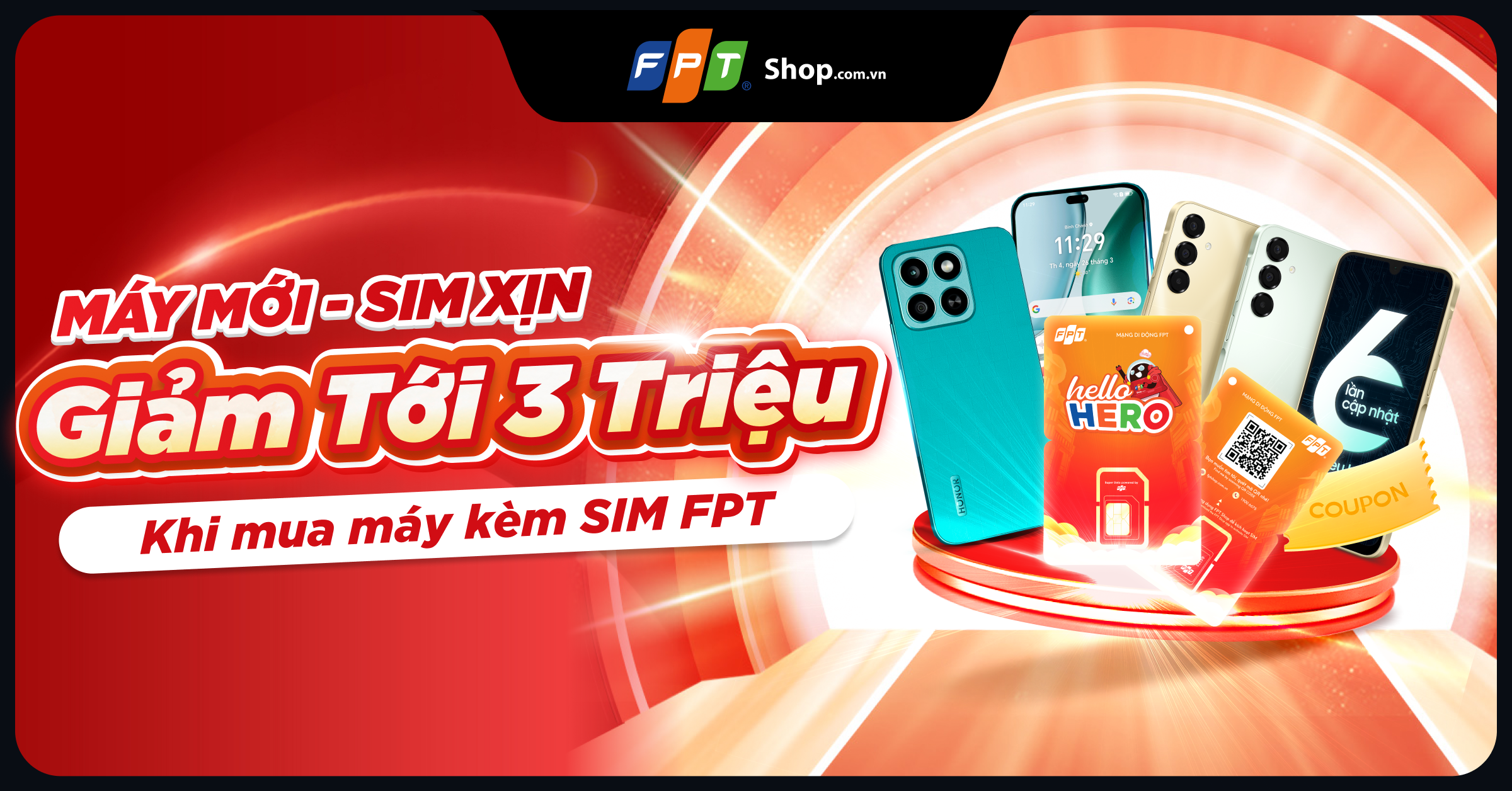 Combo SIM kèm máy giảm đến 3 triệu