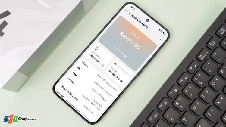 OPPO Reno14 dung lượng pin bao nhiêu ảnh 3