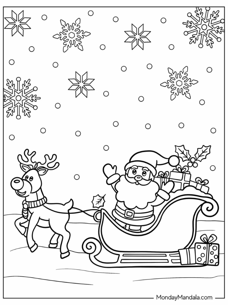 Ông già noel tô màu (17)