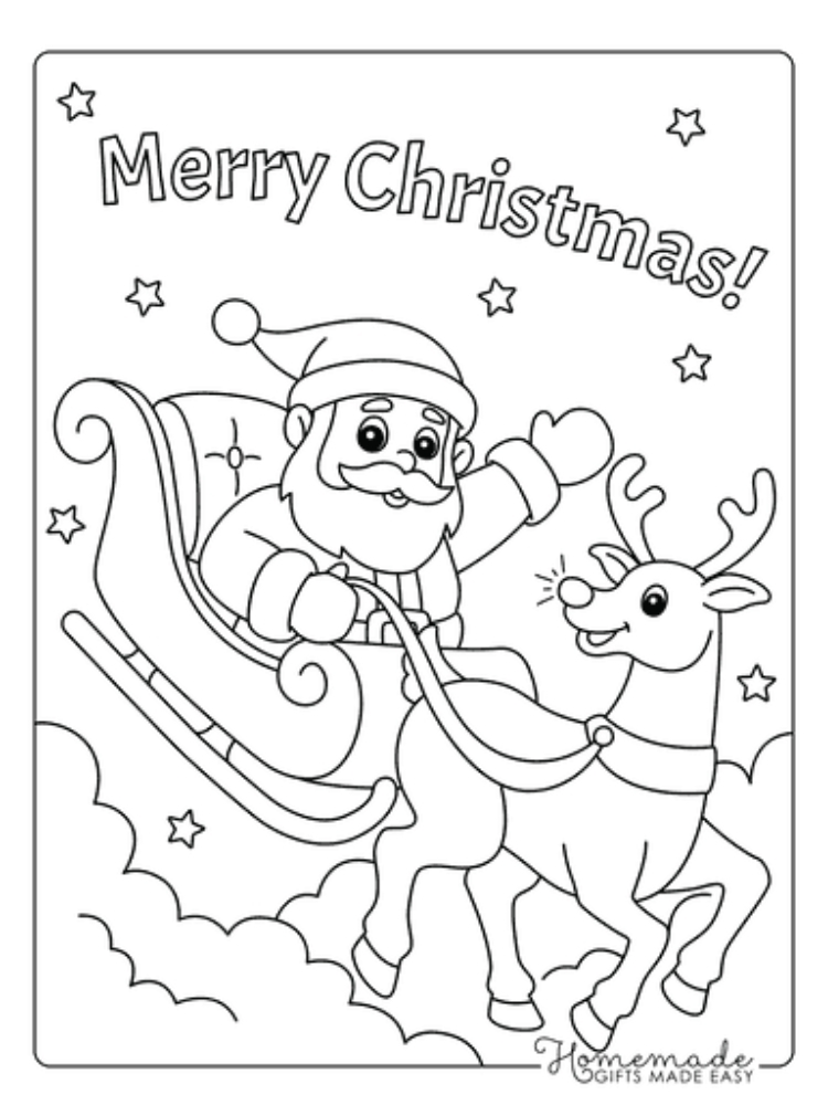 Ông già noel tô màu (18)