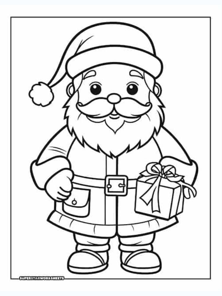 Ông già noel tô màu (1)