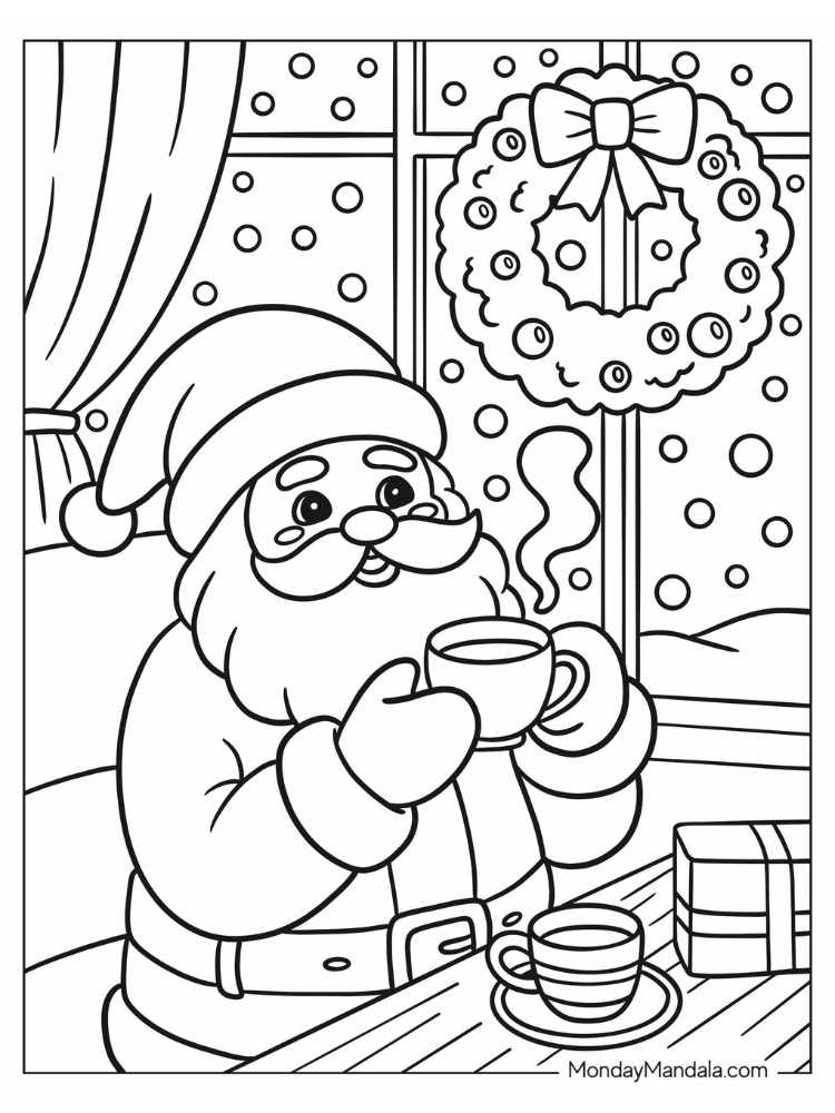 Ông già noel tô màu (21)