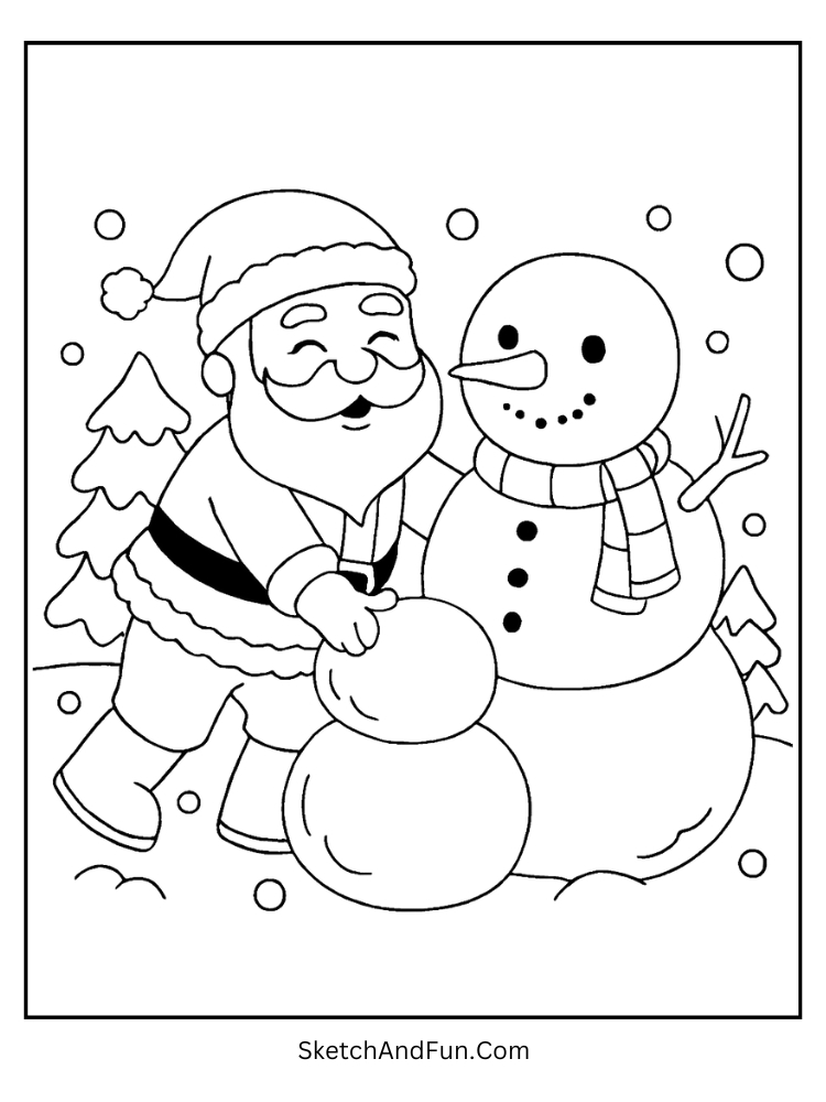 Ông già noel tô màu (22)
