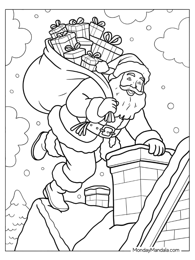 Ông già noel tô màu (27)