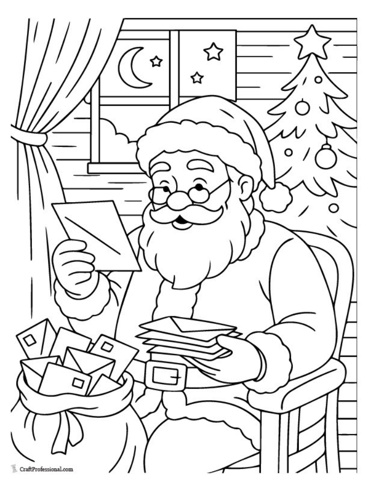Ông già noel tô màu (30)