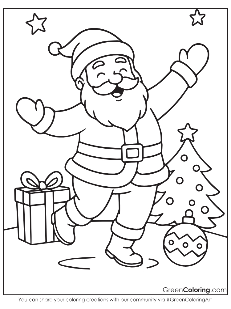 Ông già noel tô màu (31)
