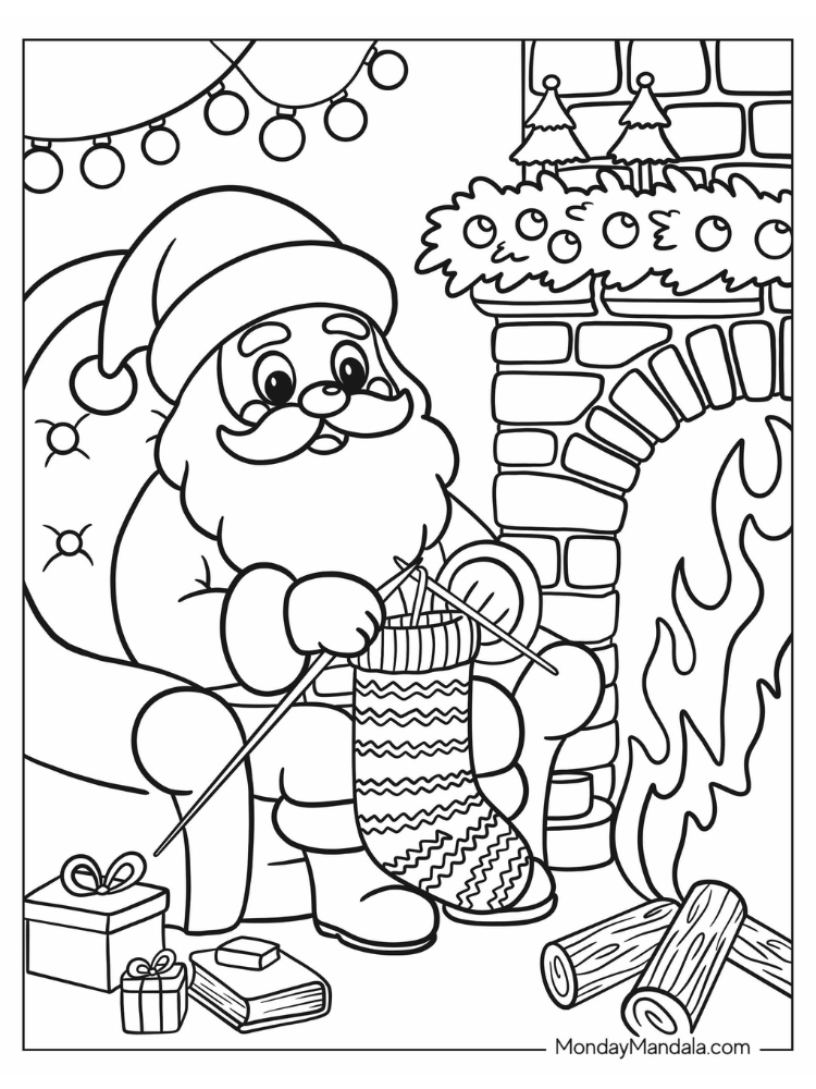 Ông già noel tô màu (32)
