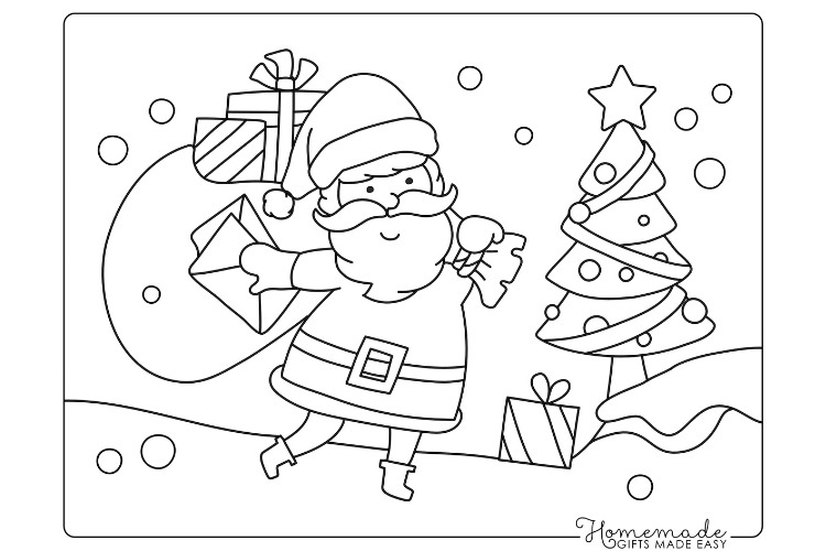 Ông già noel tô màu (33)