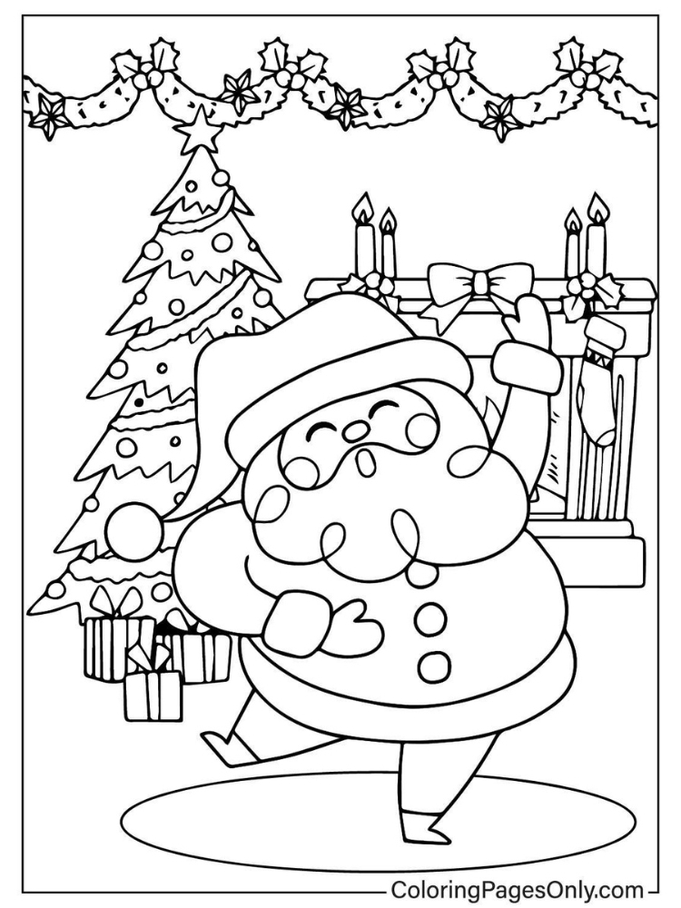 Ông già noel tô màu (35)