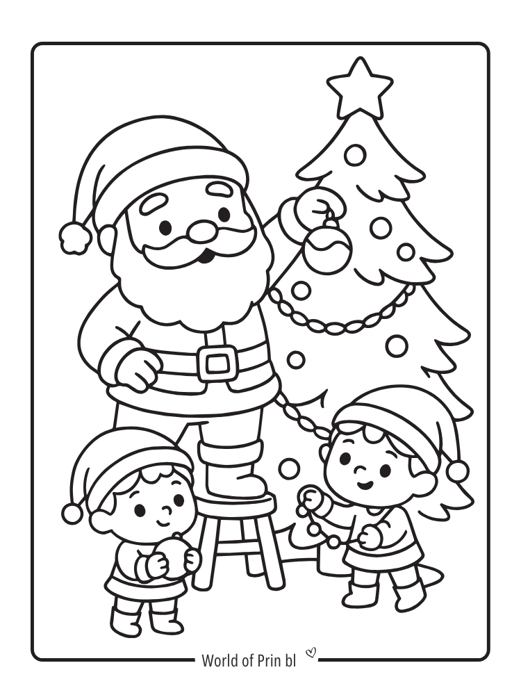 Ông già noel tô màu (37)