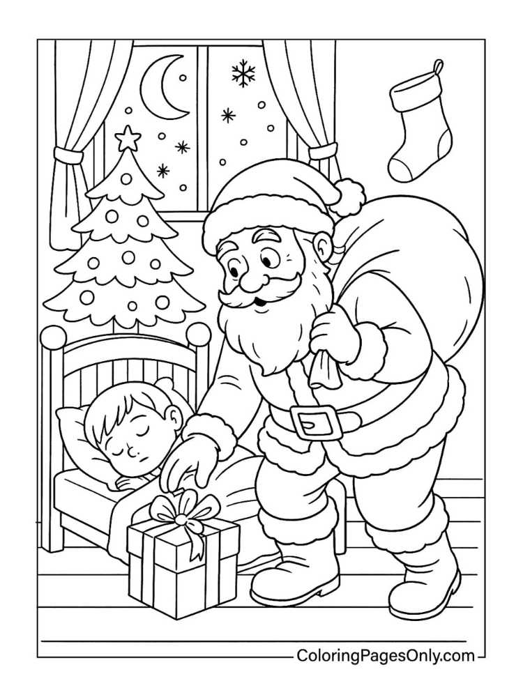 Ông già noel tô màu (38)